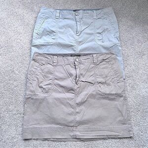 Eddie Bauer women’s bundle of two lightweight skirts size 12
